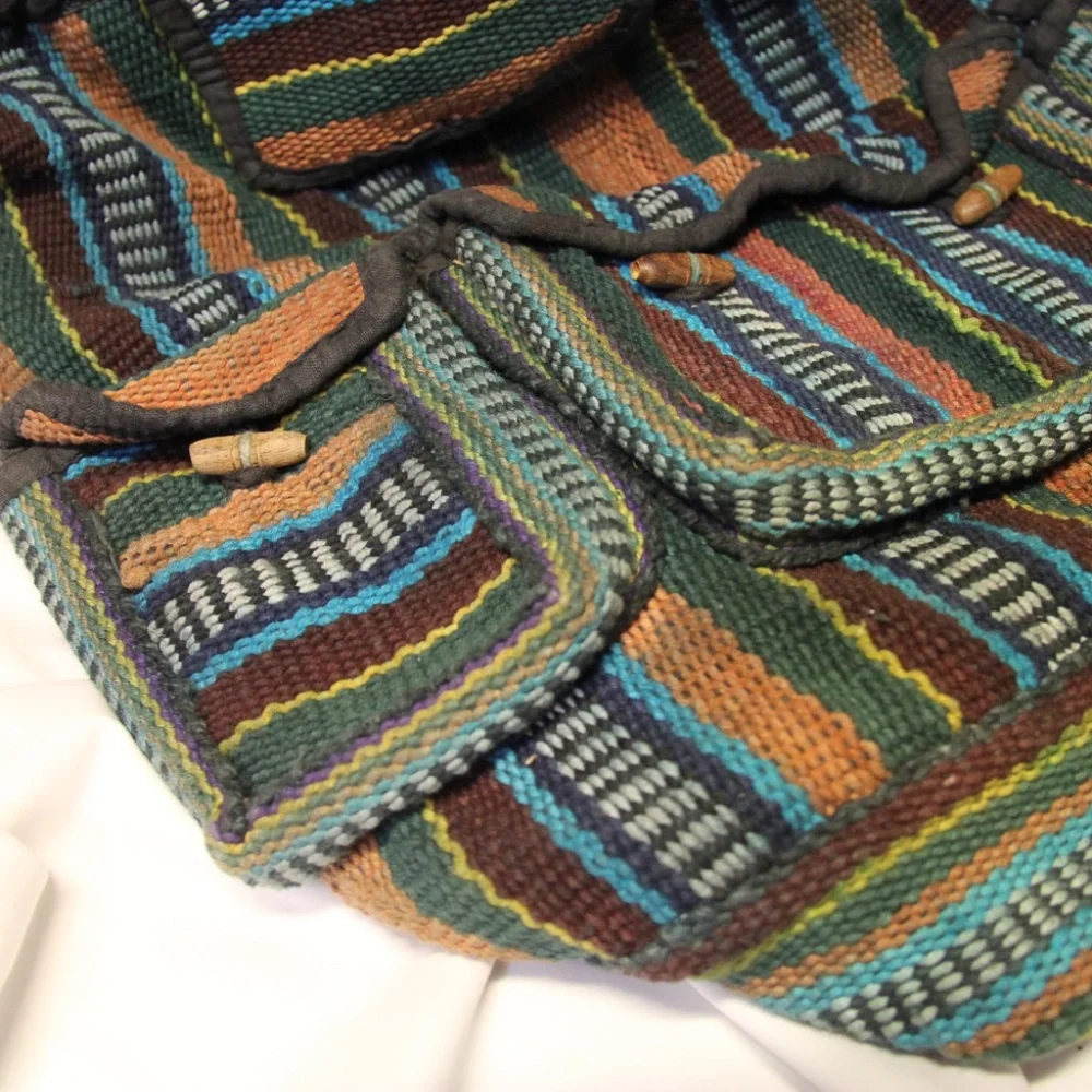Artisan Backpack Handwoven Multicolor